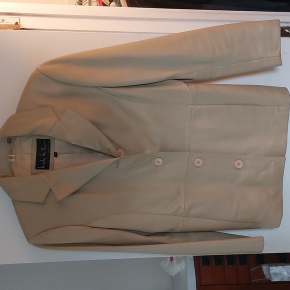 Nicole Miller Jackets & Blazers - Nicole Miller leather blazer